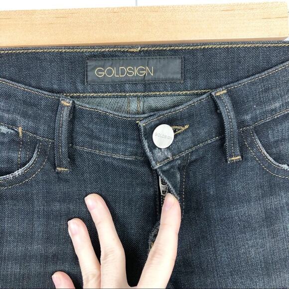 Goldsign 'Envy' Straight Leg Stretch Jeans Size 26 - Picture 7 of 16